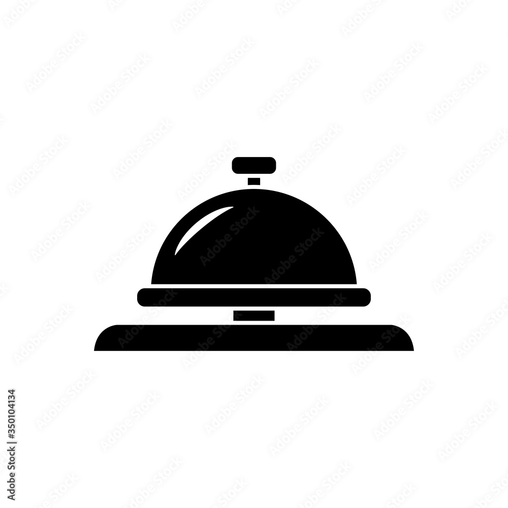 reception bell - hotel icon vector design template reception bell - hotel icon vector design template