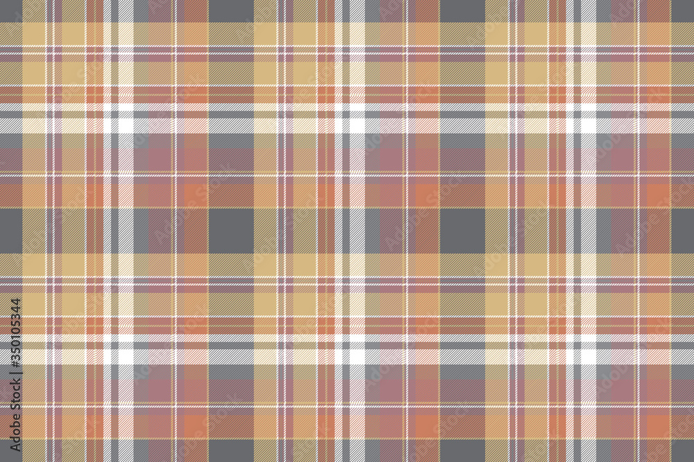 Plaid diagonal fabric texture seamless pattern