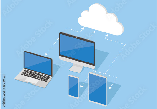 Cloud computing concept