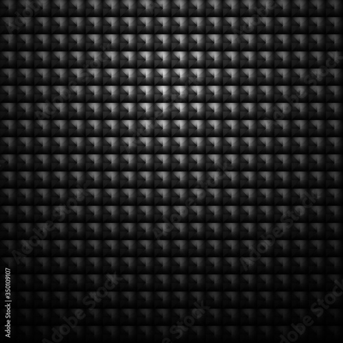 Dark black Geometric grid b...