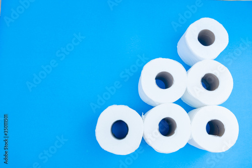 Toilet paper roll for to wipe clean Personal sanitary paper