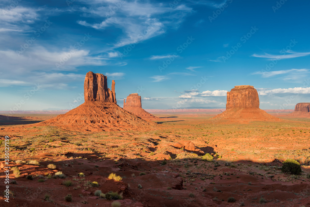 Sunset view at Monument Valley, Arizona, USA Sunset view at Monument Valley, Arizona, USA
