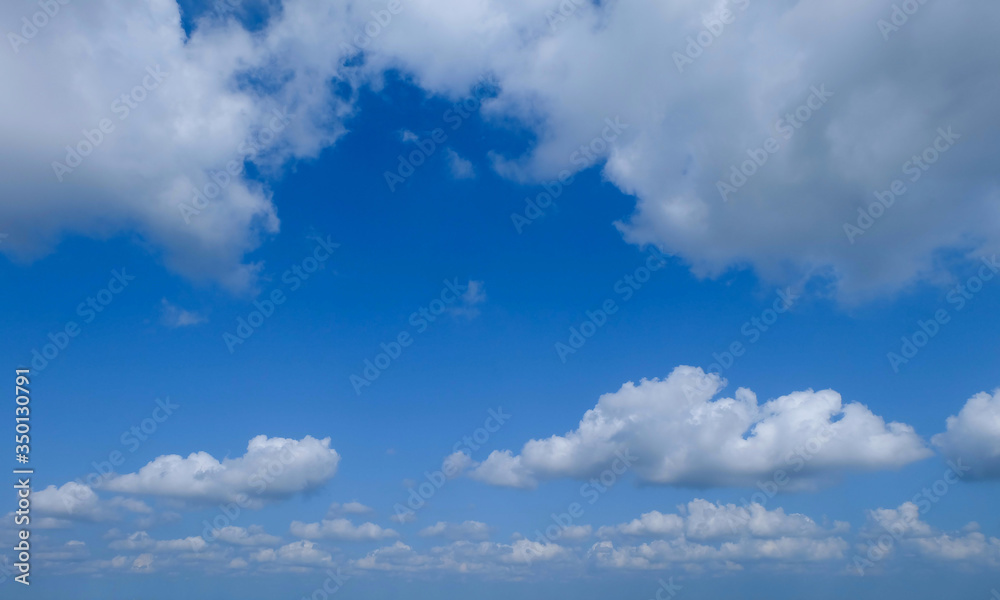 White cloud and Beautiful with blue ky backgrround. White cloud and Beautiful with blue ky backgrround.
