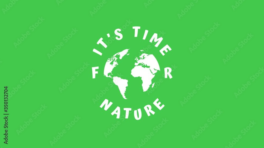 Motion graphic design for supporting world environment day event . june 5th