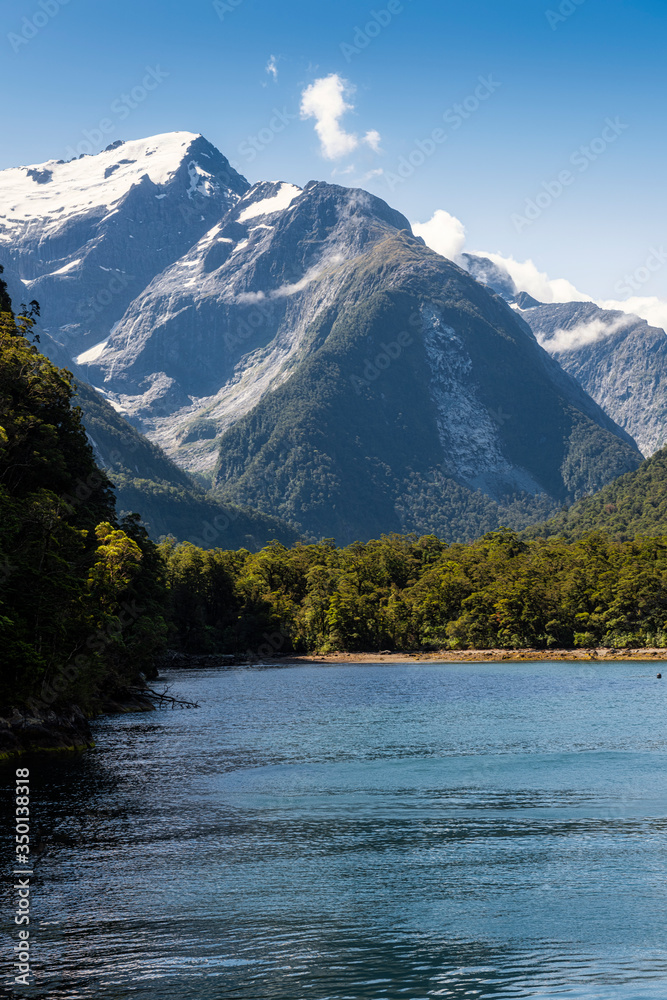 The Beautiful Milford Sound's fiord land in the south island of New Zealand.