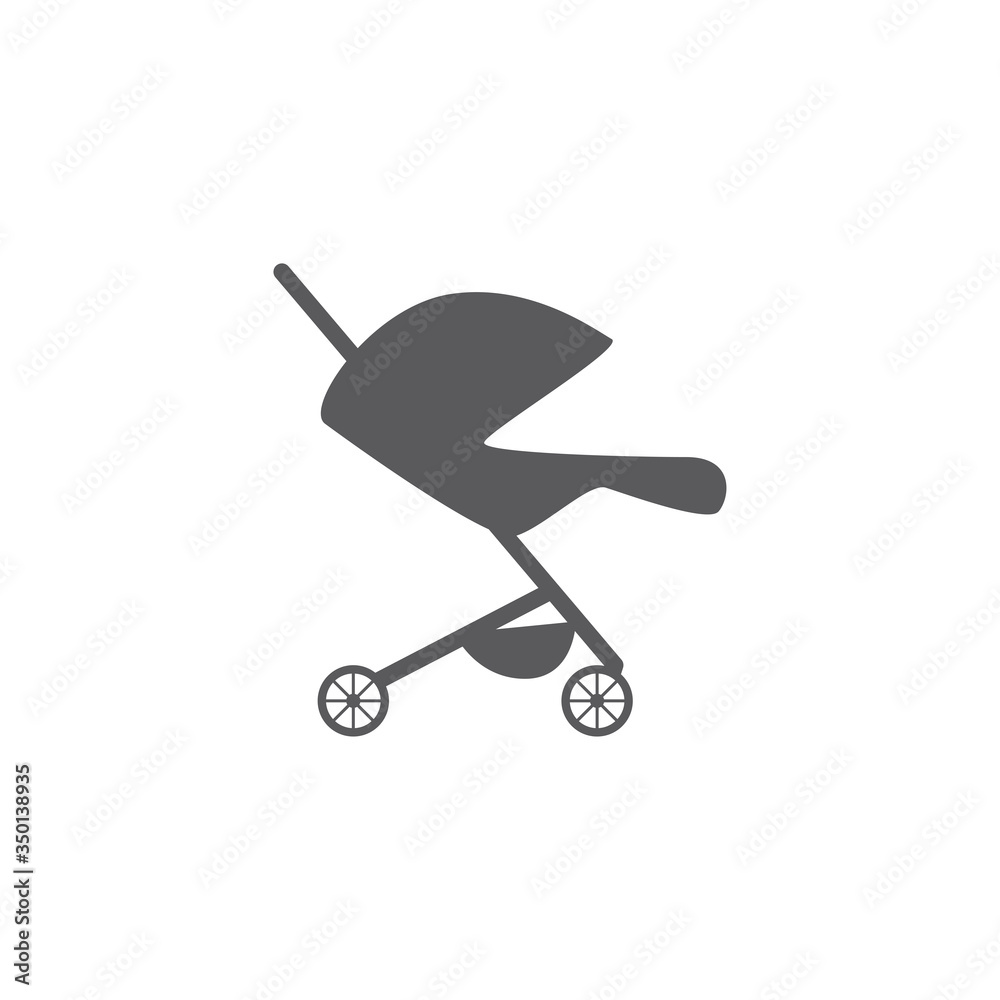 baby stroller isolated icon vector pram buggy baby stroller isolated icon vector pram buggy