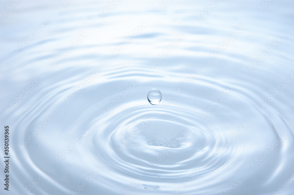 水滴の波紋 水滴の波紋