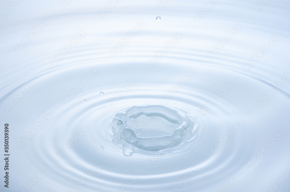 水滴の波紋 水滴の波紋