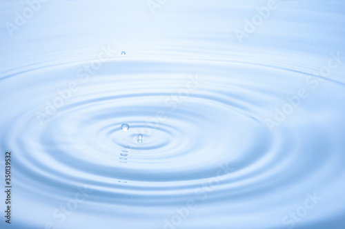 水滴の波紋　