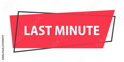 last minute bannière