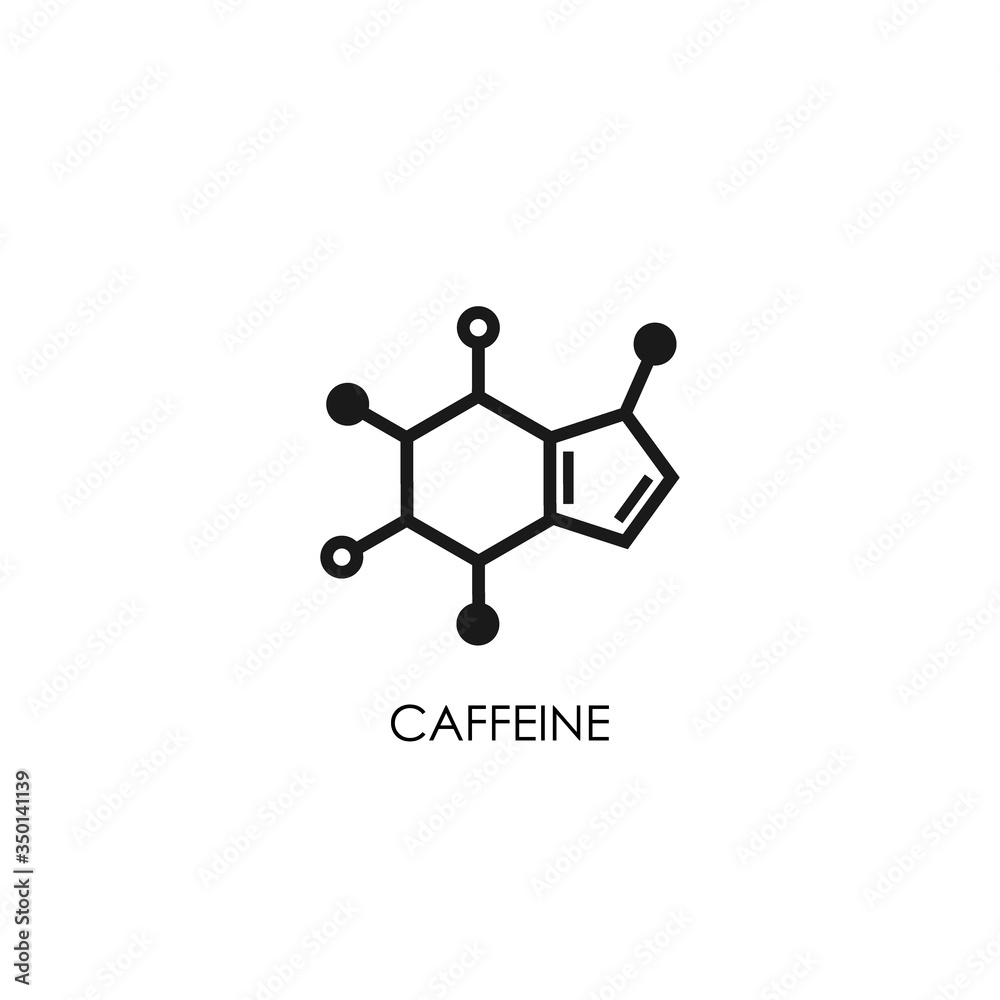 caffeine molecular structure. Good morning chemical formula. caffeine molecular structure. Good morning chemical formula.