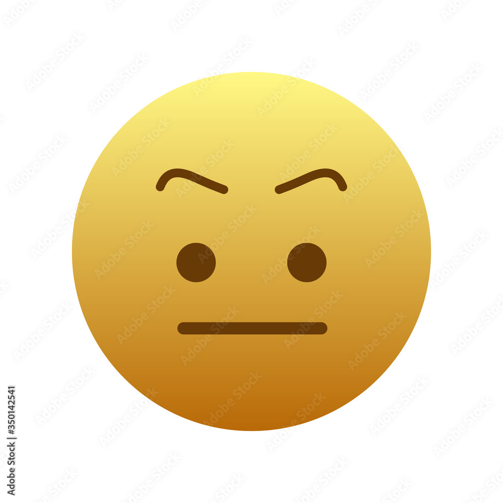 Poker face emoji isolated on white background. Neutral face emoticon symbol modern, simple, vector, icon for website design, mobile app, ui. Vector Illustration Poker face emoji isolated on white background. Neutral face emoticon symbol modern, simple, vector, icon for website design, mobile app, ui. Vector Illustration