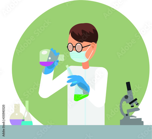 scientist in laboratory