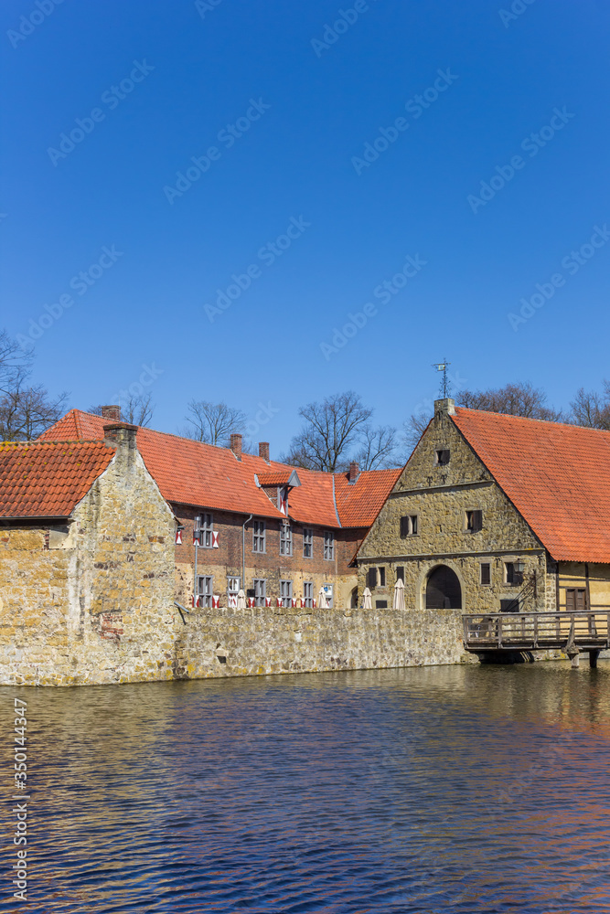 Obraz premium Historic buildings of the Burg Vischering in Ludinghausen, Germany