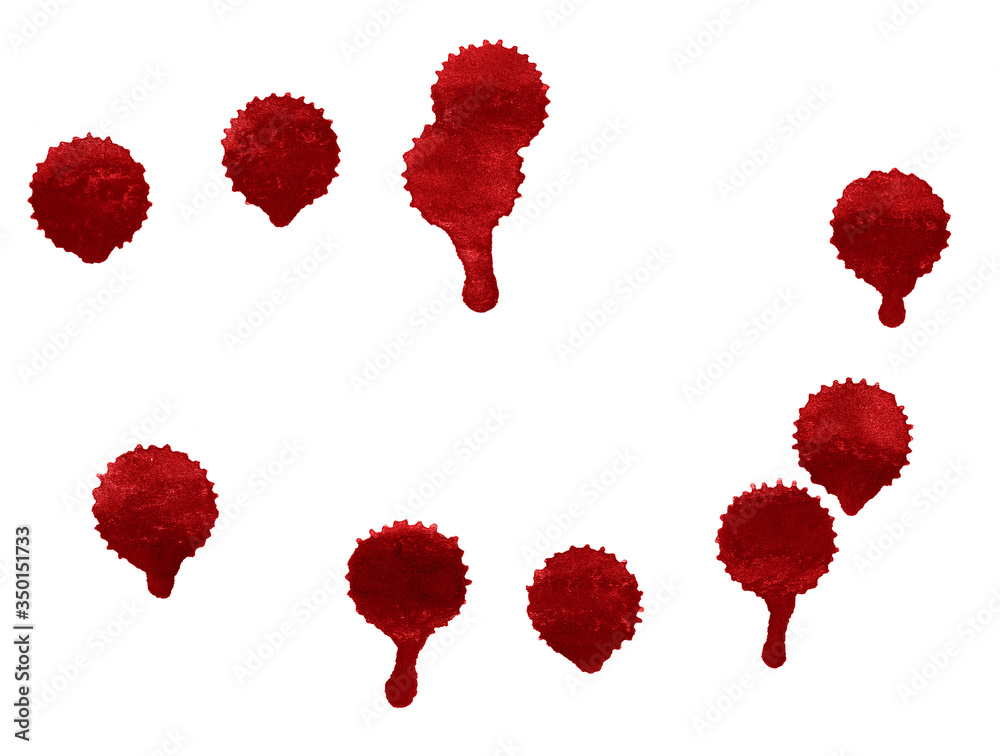 splashes of blood red splashes of blood red