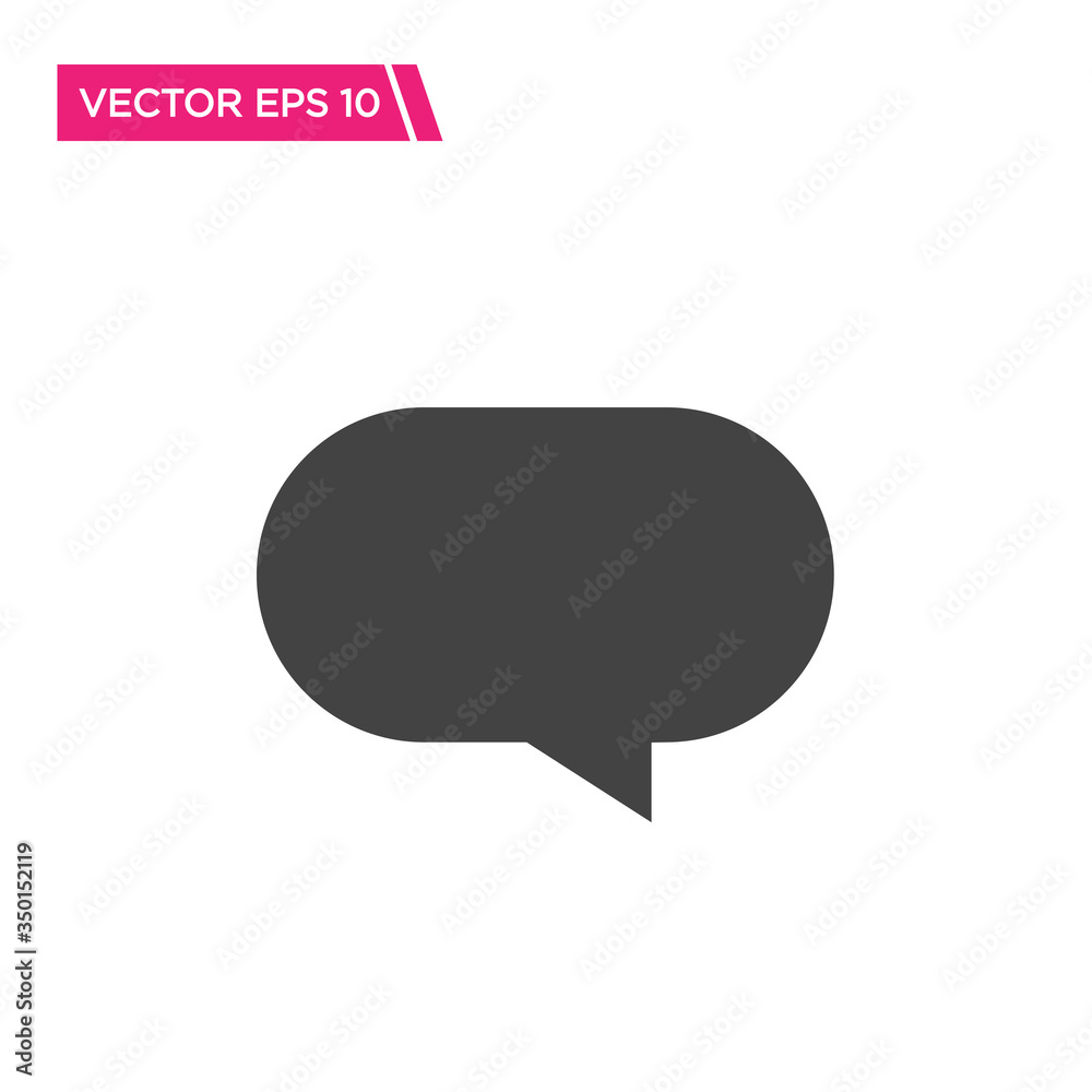 Speech Bubble Icon Design, Vector EPS10