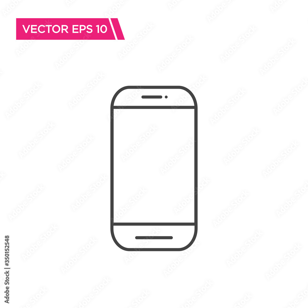 Fototapeta premium Smartphone Icon Design, Vector EPS10