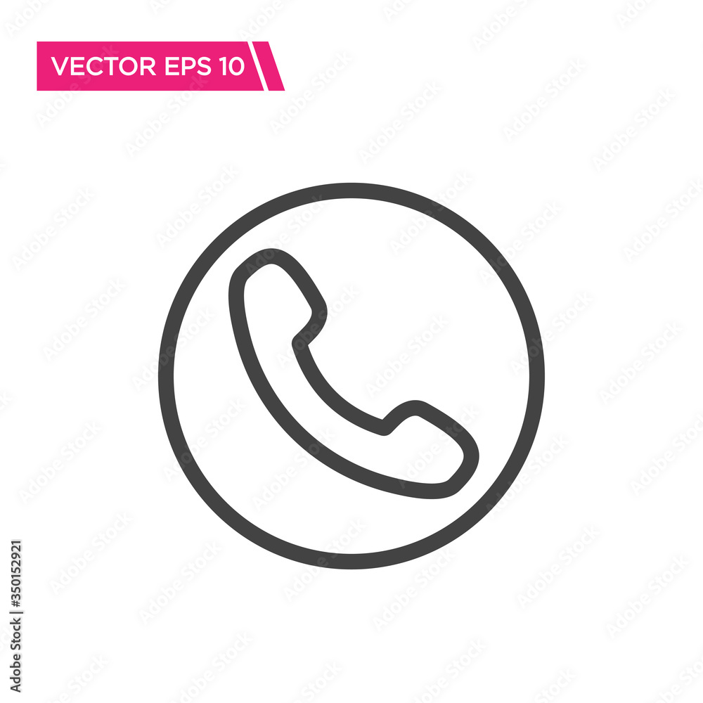 Phone Icon, Vector for Web, Flat Design Phone Icon, Vector for Web, Flat Design