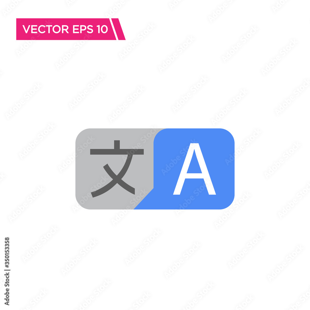 Translation Icon, Vector for Web Translation Icon, Vector for Web