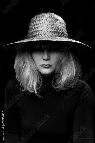 woman in hat