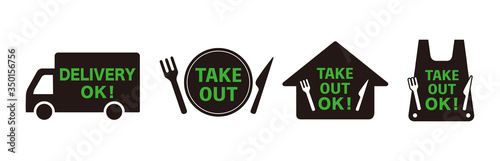 Online delivery service concept, online order tracking, delivery home and office and take away. 