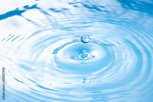 水滴の波紋　