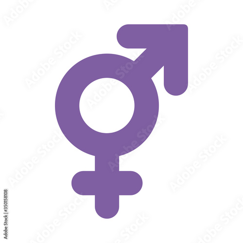 bisexual gender flag flat style icon vector design