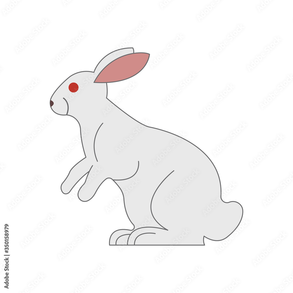Rabbit emoji isolated on white background. Bunny emoticon symbol modern, simple, vector, icon for website design, mobile app, ui. Vector Illustration Rabbit emoji isolated on white background. Bunny emoticon symbol modern, simple, vector, icon for website design, mobile app, ui. Vector Illustration