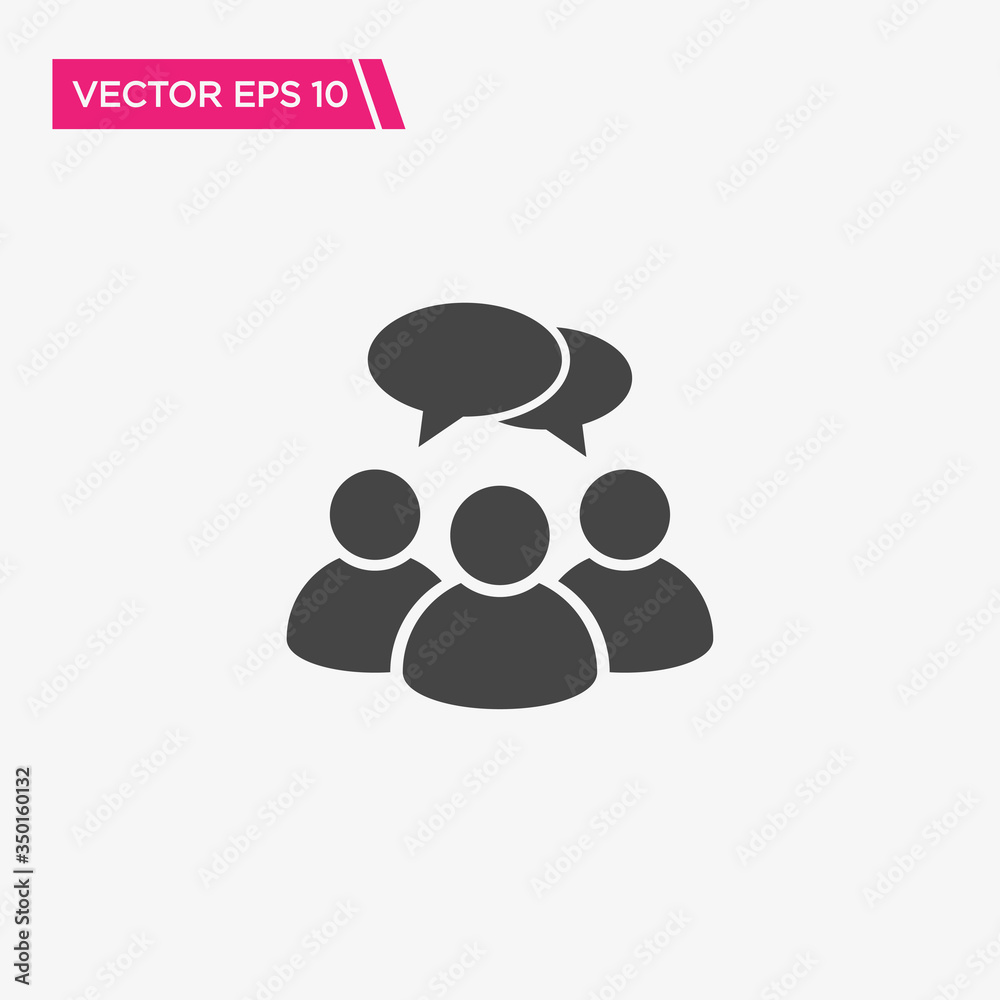 Speaking People Icon Design, Vector EPS10 Speaking People Icon Design, Vector EPS10