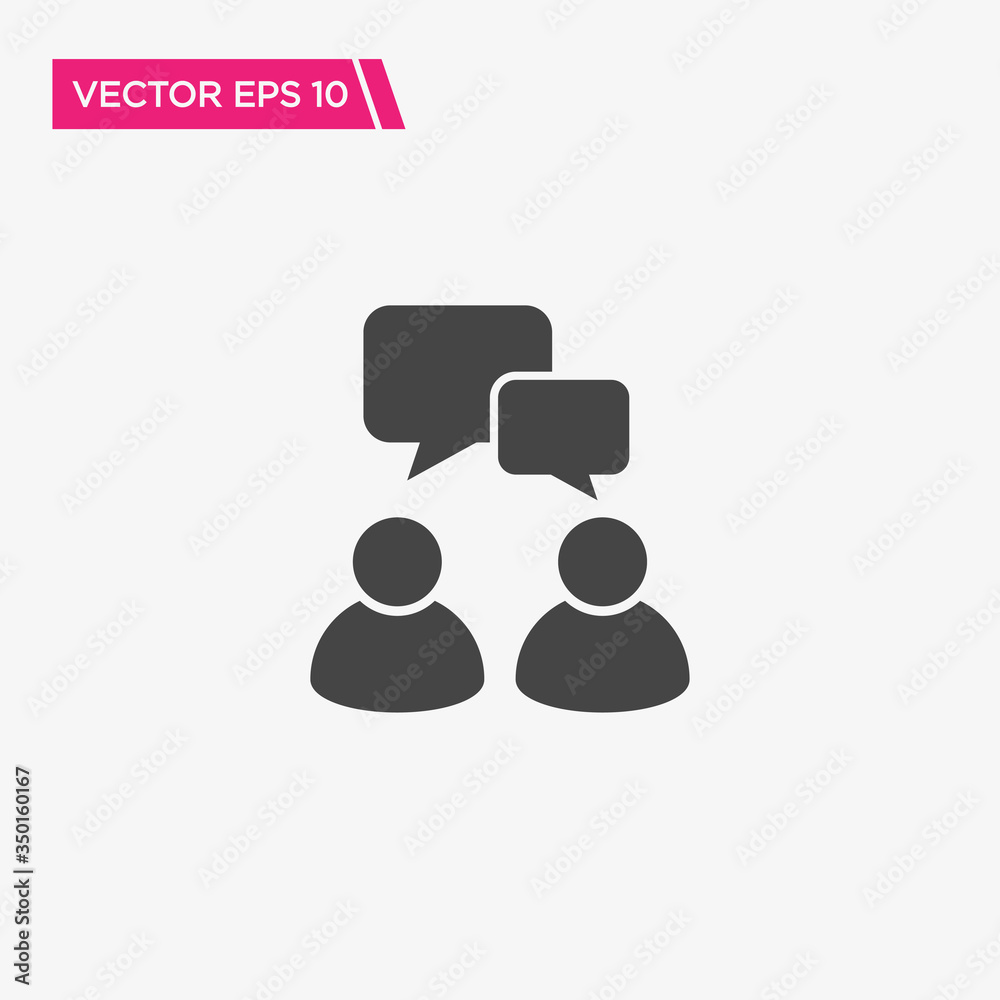 Speaking People Icon Design, Vector EPS10 Speaking People Icon Design, Vector EPS10