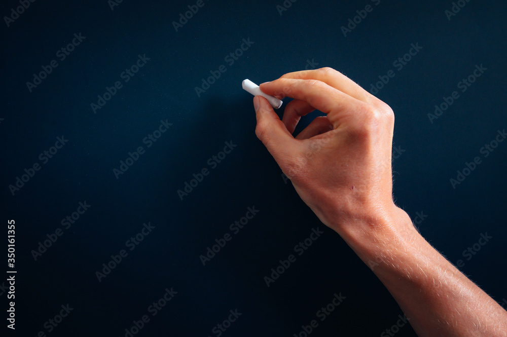 Hand write on black school chalk board, black edit space for your text Hand write on black school chalk board, black edit space for your text