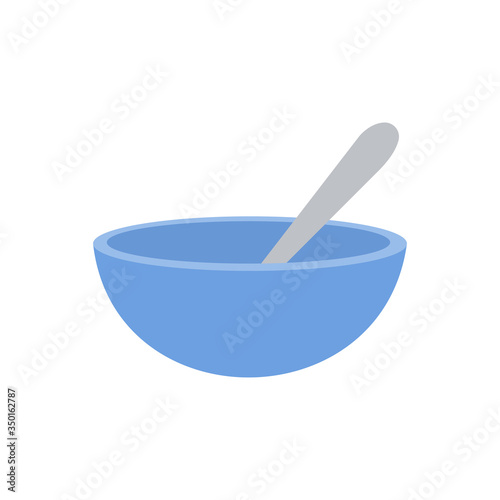 Bowl emoji isolated on white background. Mortal pestle emoticon symbol modern, simple, vector, icon for website design, mobile app, ui. Vector Illustration