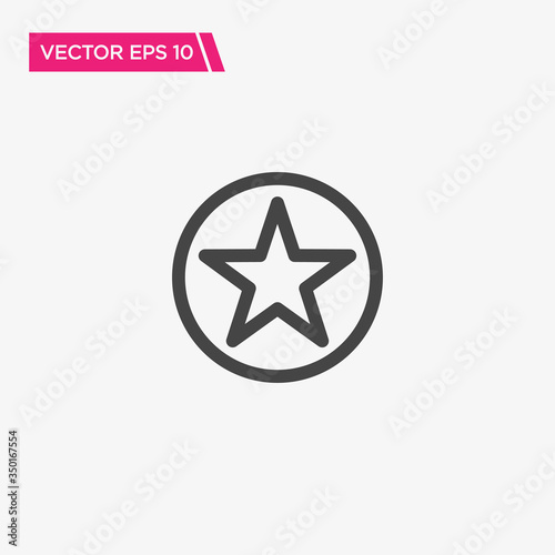 Star Icon Design Concept  Vector EPS10