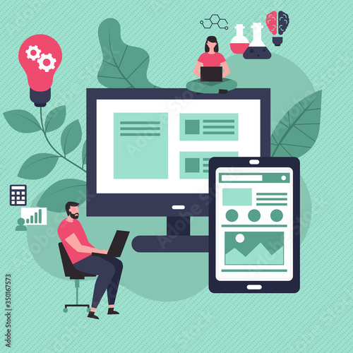 Innovation vector concept