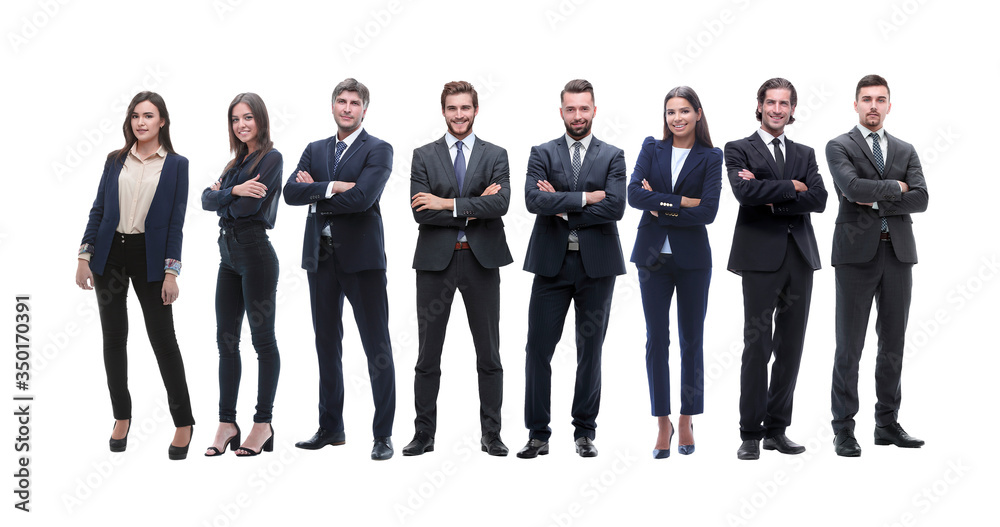 group of young successful entrepreneurs standing in a row group of young successful entrepreneurs standing in a row