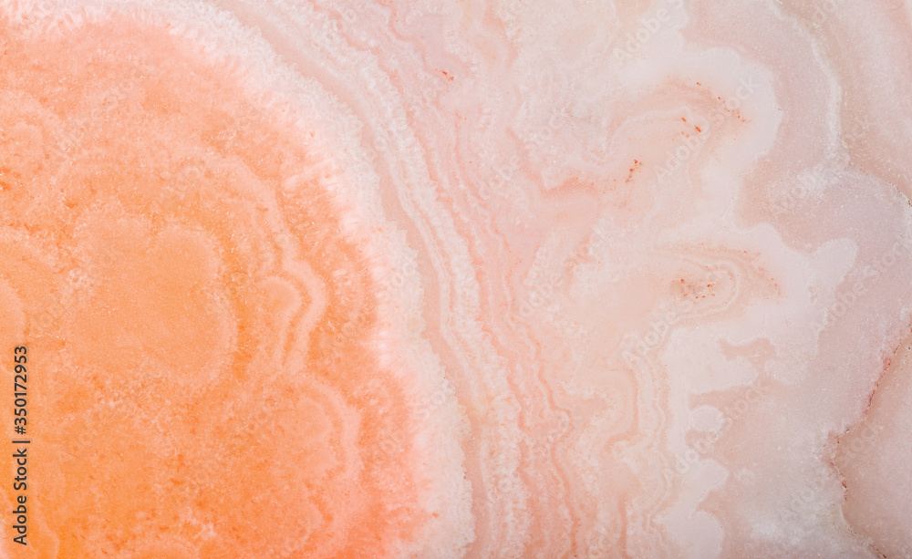 Fototapeta premium orange and grey color agate structure