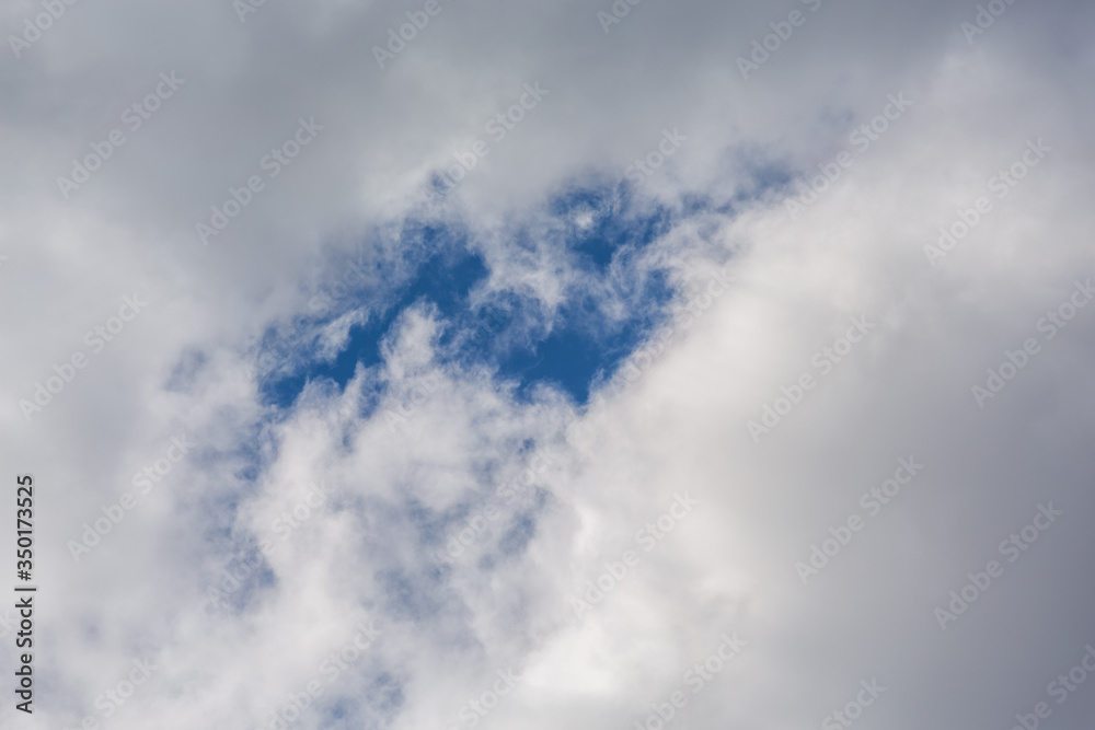 White clouds on a background of blue sky. White clouds on a background of blue sky.