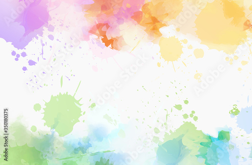 Waterocolor splash background