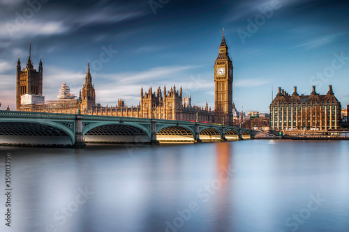 Obraz na plátně big ben and houses of parliament