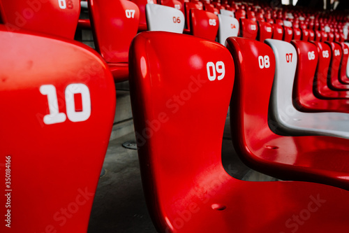 Plenty of seats in the stadium