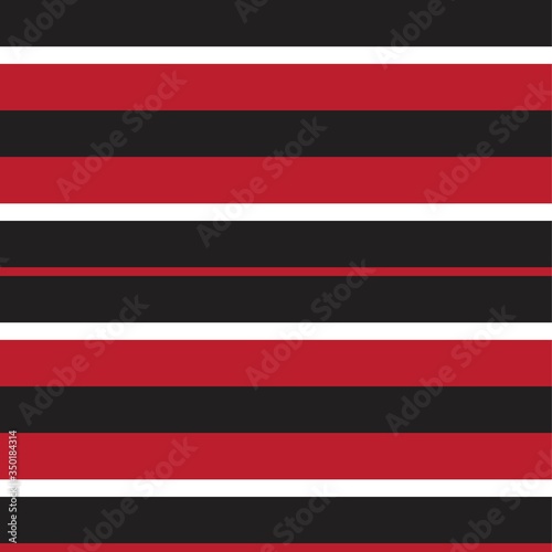 Red Stripe seamless pattern background in horizontal style