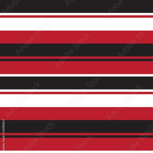 Red Stripe seamless pattern background in horizontal style