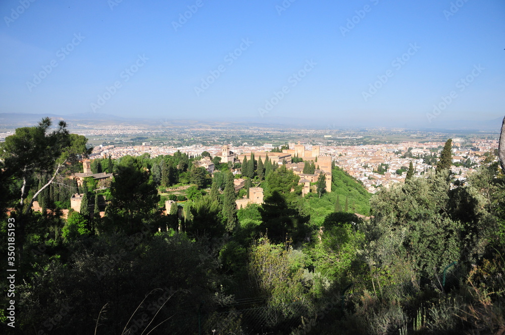 Alhambra, nasrid palace, Granada, Andalusia, Spain