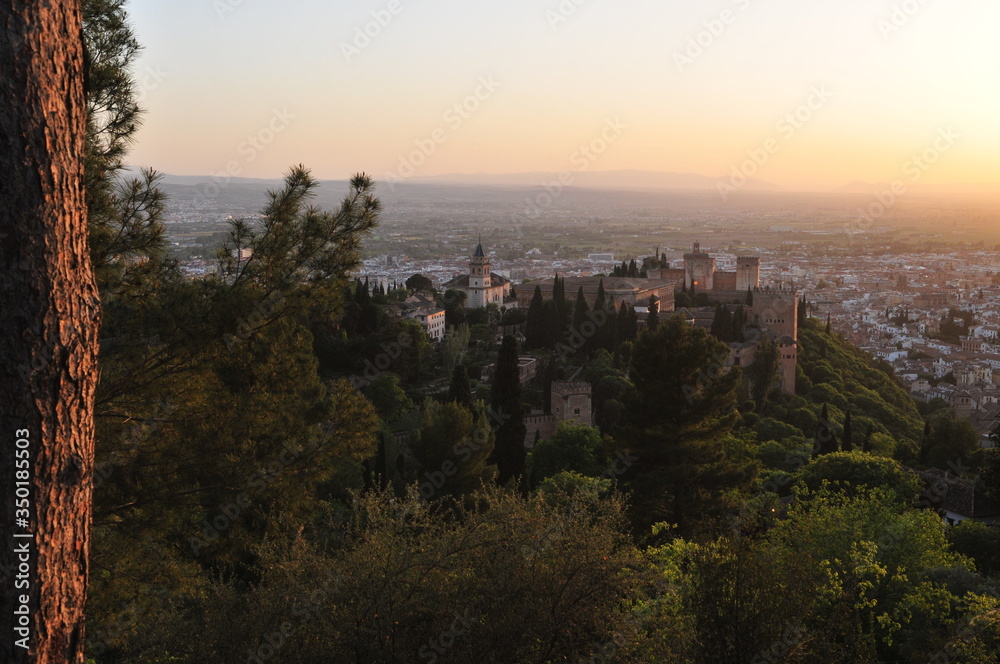Alhambra, nasrid palace, Granada, Andalusia, Spain