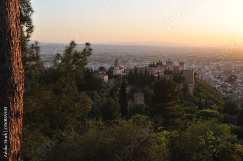 Alhambra  nasrid palace  Granada  Andalusia  Spain