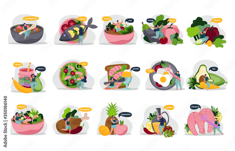 Super Food Icon Set