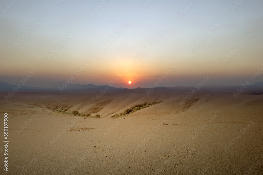 Views of sand dune