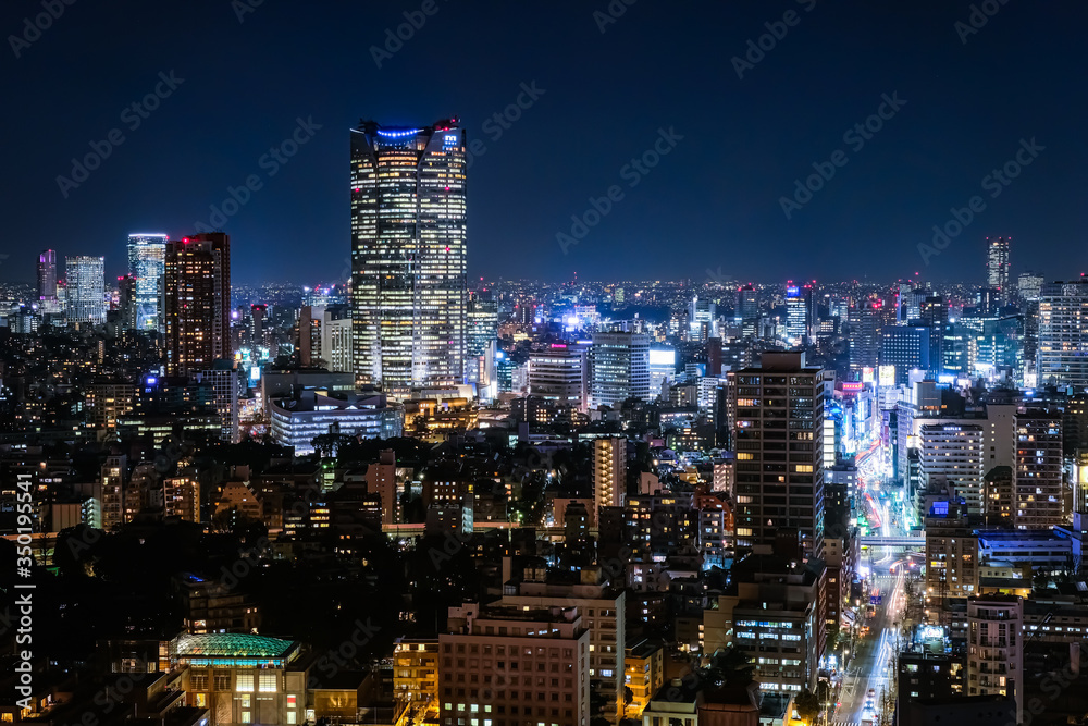 東京 夜景 東京タワーから
