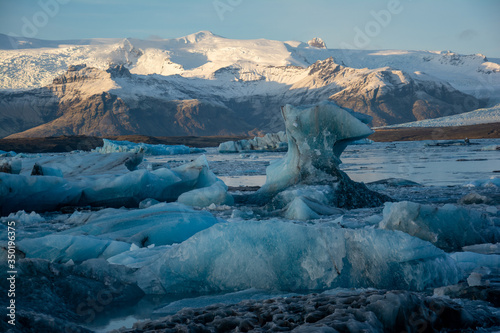 Glacier In The Jökulsárlón National Park