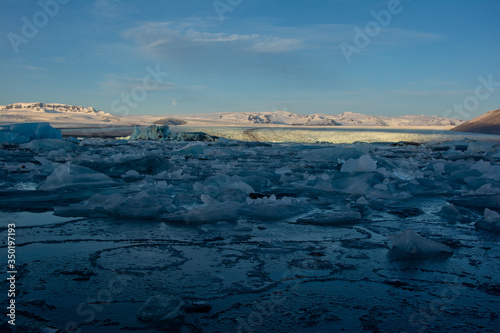 Glacier In The Jökulsárlón National Park